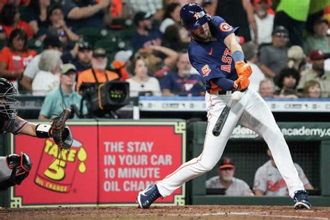 Houston Astros David Hensley Gets Double And First Mlb Hit