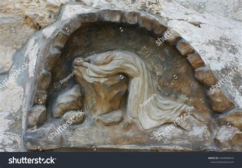 Jesus Prayed On Rock Garden Gethsemane Stock Photo 1644449410