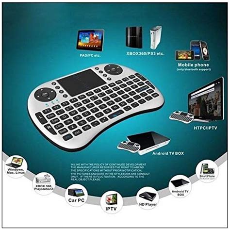 Mini Wireless Keyboard With Built In Mouse For Pc Electronics