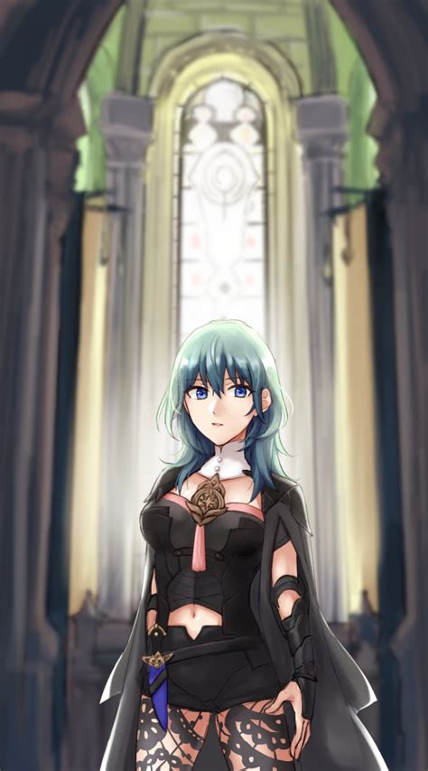 Safebooru 1girl Black Shorts Blue Eyes Blue Hair Byleth Fire Emblem