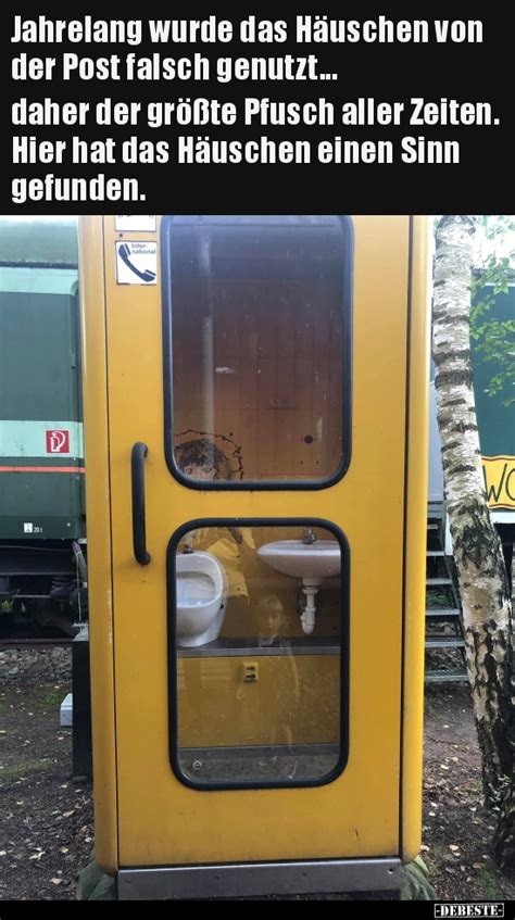 80 less than a minute. Jahrelang wurde das Häuschen von der Post falsch ...