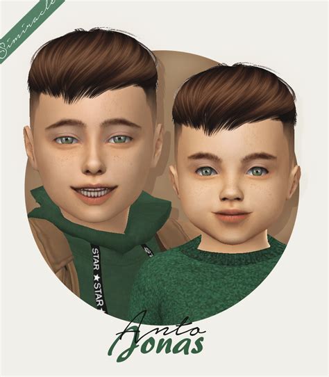 Kids And Toddlers Toddler Hair Sims 4 Sims Sims 4