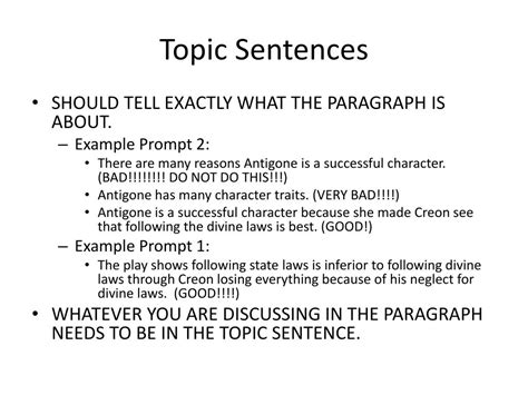 How To Write An Effective Topic Sentence How To Write A Topic