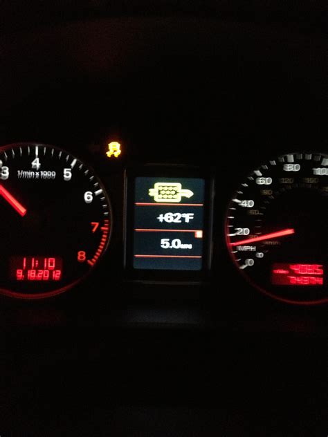 Audi A3 Dpf Warning Light