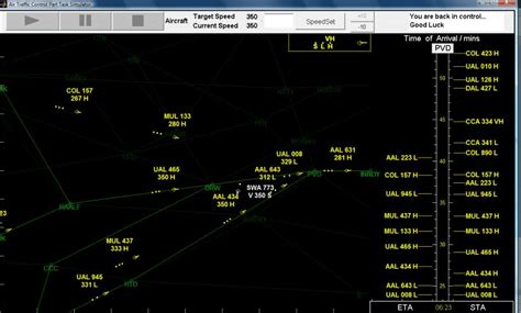 Air Traffic Control Part Task Simulator Interface Download Scientific