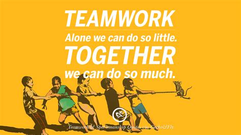 Inspirational Quotes About Teamwork And Sportsmanship