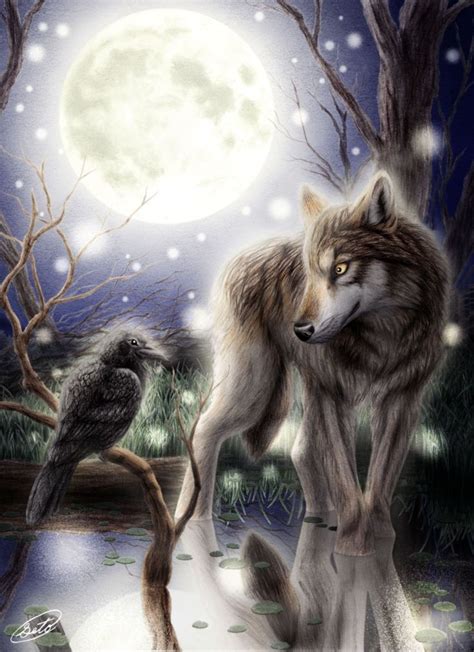 Wolf On Deviantart Raven Wolf