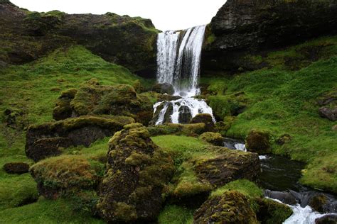 Nature Iceland Waterfall Wallpapers Hd Desktop And