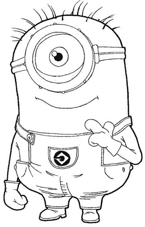 Minions Coloring Pages - GetColoringPages.com