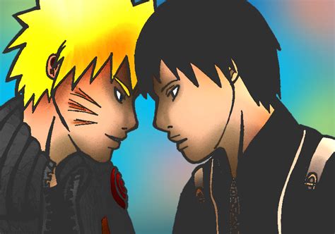 Movie Star Kiss Naruto And Sai By Sainaru Fanclub On Deviantart