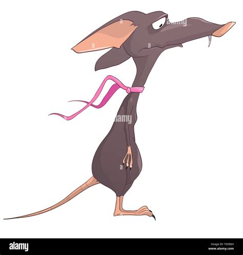 Cartoon Character Rat Stock Photo Alamy