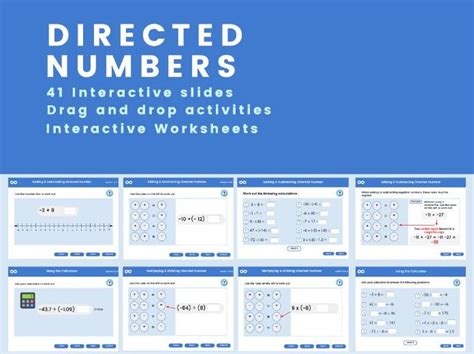 Directed Numbers Year 7 Us 6th Grade Teaching Resources