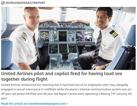 No Two United Pilots Were Not Caught Having Loud Gay Sex Free
