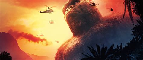 2560x1080 Resolution Kong Skull Island 4k Helicopter 2560x1080