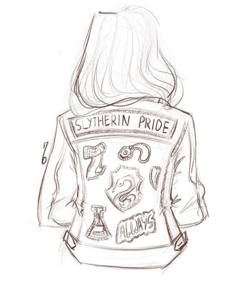 Feel free to print and color from the best 37+ harry potter coloring pages at getcolorings.com. Slytherin Drawing at GetDrawings | Free download
