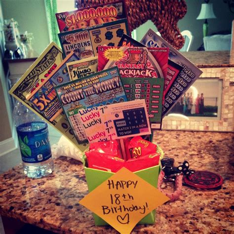 Hack his birthday with gift ideas for him. 18th birthday gift! #scratchoffs | Gifts | Pinterest