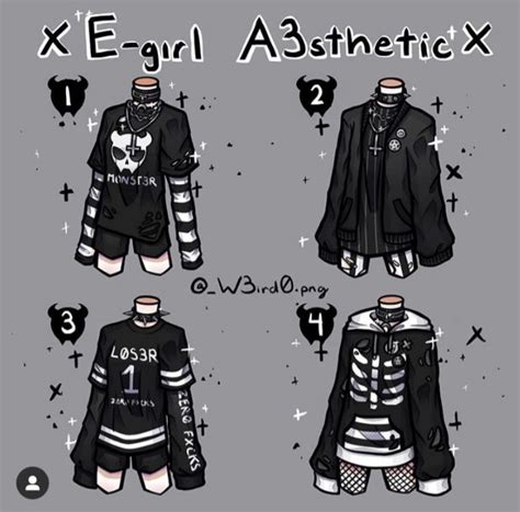 Egirl Aesthetic Fashion Design Drawings Clothing Design Sketches