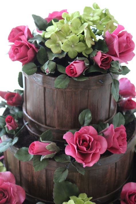 For instance, fifty years of marriage is called a golden wedding anniversary, golden anniversary or golden wedding. Garden Basket Wedding Cake - CakeCentral.com