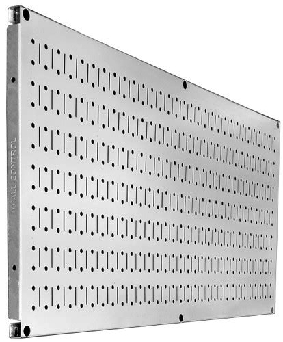Galvanized Steel Peg Board Horizontal Wall Control
