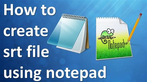 How To Create Movie Subtitles Using Notepad Youtube