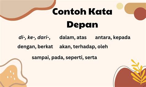 Contoh Kata Depan Jenis Fungsi Dan Aturannya Lengkap