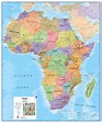 Political Africa Wall Map