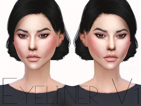 The Sims Resource Eyeliner V1 By Ms Blue Sims 4 Downloads Blue