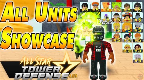 All rights reserved to top down games. NEW CODE ALL Units Showcase | All Star Tower Defense ...