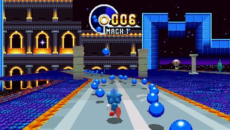 Sonic Mania Shows Off Its Special Stages And Competition Mode