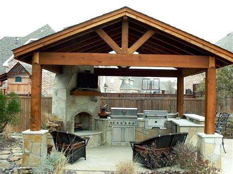 Graceful Covered Patio Ideas Decor Dig Outdoor Kitchen Design