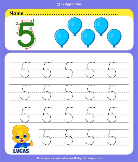 Tracing Numbers 1 5 Worksheets Worksheets For Kindergarten