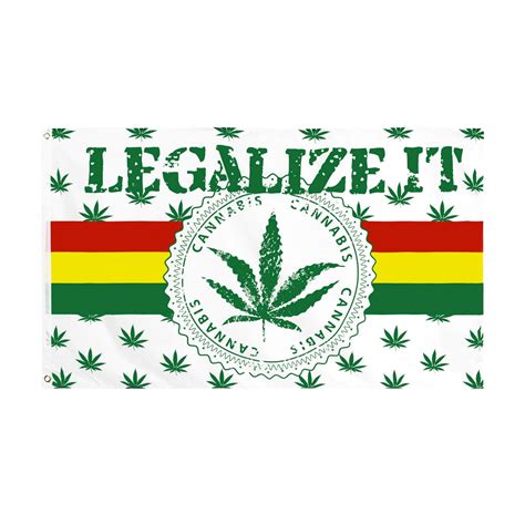 bob marley reggae rasta hippie band 90 150cm 420 somewhere legalize it weed flag for bar party