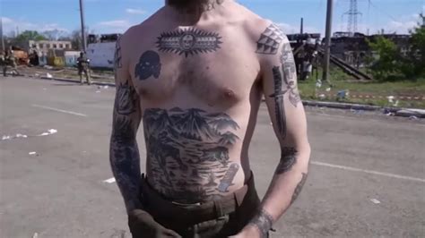 Captured Azov Battalion Fighters And Their Tattoos No Nazism In
