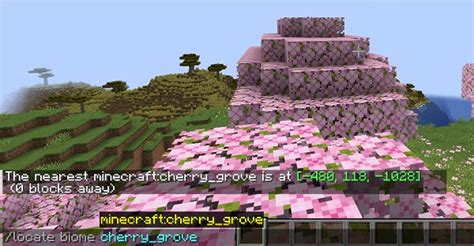 How To Find Cherry Grove In Minecraft