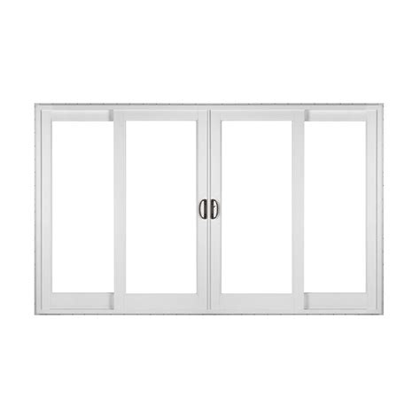 Simonton White 4 Panel French Rail Sliding Patio Door With