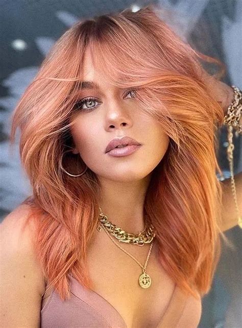 Perfect Peach Hair Colors You Must Follow In Year 2020 Peach Hair