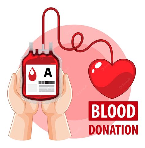 Free Vector | Human blood donate on white background - Clip Art Library
