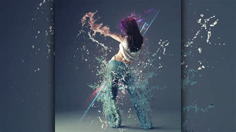 Water And Paint Splash Photoshop Effect Photoshop Tutorial Learn Photoshop