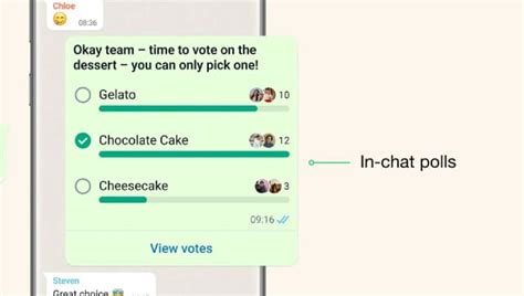 whatsapp s new poll feature how to create polls on whatsapp groups chats firstpost