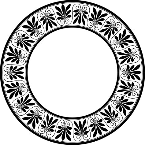 Plate Clipart Decorative Circle Plate Decorative Circle Transparent