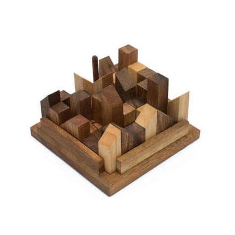 Siammandalay Big City Challenge Wooden Puzzle Wooden Puzzles Wood