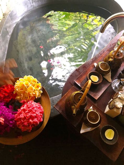 Traditional Balinese Flower Bath Fivelements Ubud Bali