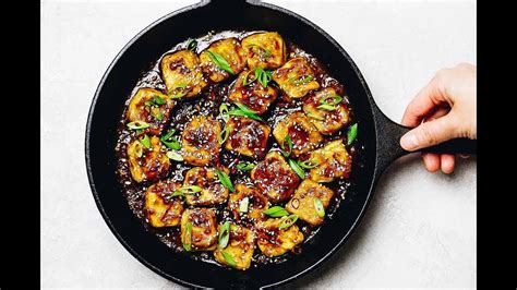 Wrap the tofu in a clean dish towel and place a heavy pan on top; Paleo Crispy Sesame Tofu (Soy-Free, Baked, Keto ...