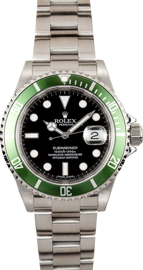 I got this great watch at a good price rapidly delivered and was confident on any service requirements. Green Submariner Date, 100% Authentic Rolex at Bob's Watches