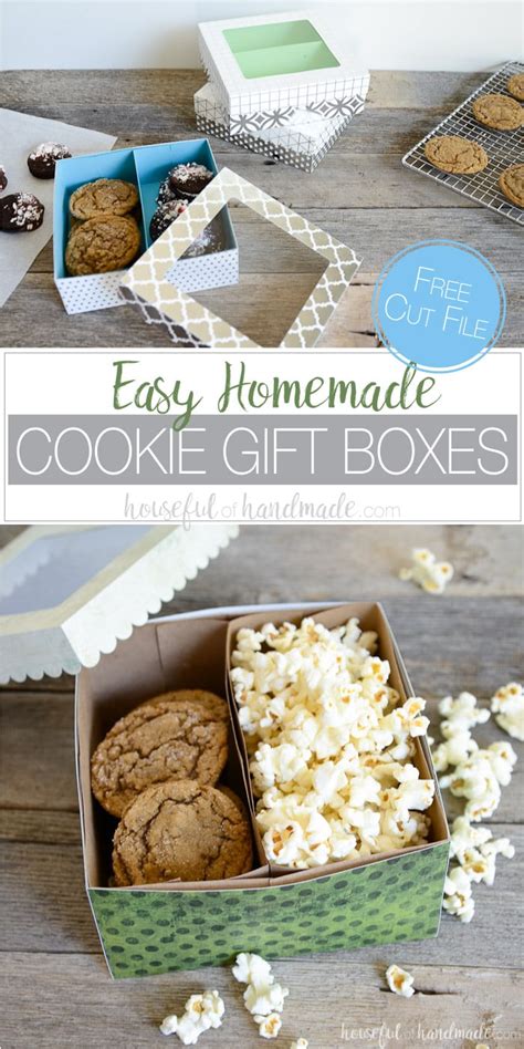 Maybe you would like to learn more about one of these? Easy Cookie Gift Boxes DIY - a Houseful of Handmade