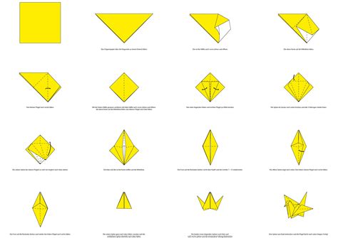 Diese nutzen wir beim kranich ebenfalls um kopf und schwanz zu falten. Origami Faltanleitung für eine Kranich | Origami kranich ...