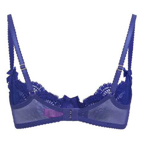 Lagent By Agent Provocateur Womens Vanesa Non Padded Demi Bra Cobalt