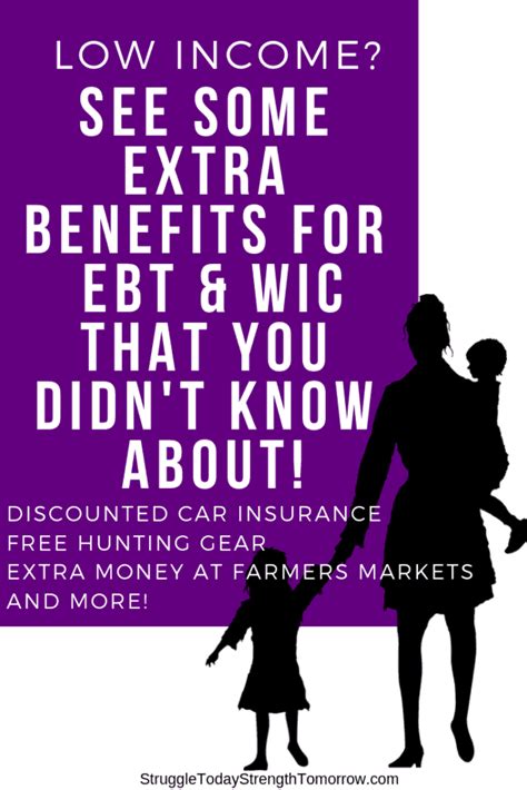 Need more food stamps money than you're currently receiving? Extra Benefits For EBT or WIC Users You May Not Know About ...