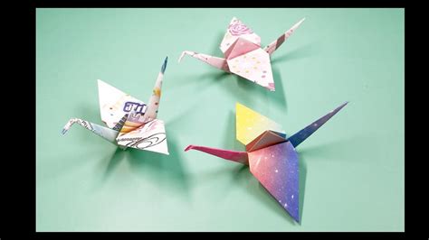 摺紙鶴 摺紙教學 廣東話講解 Origami Crane Cantonese Youtube