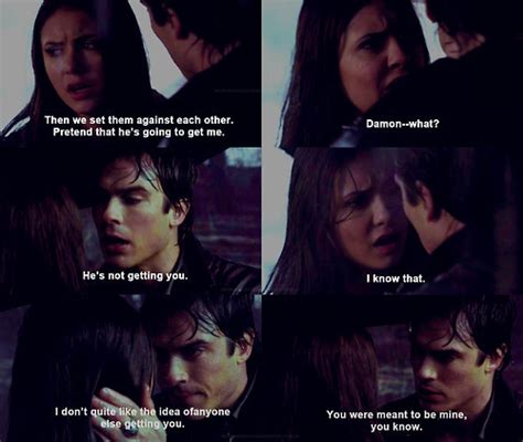 Damon with his baddie charm and. Damon And Elena Love Quotes. QuotesGram